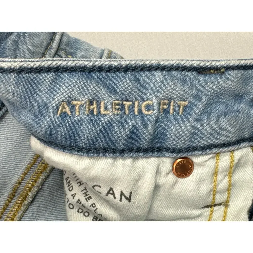 American‎ Eagle Men's Athletic Fit Blue Denim Jeans - Size 29x34 (29x32.5)